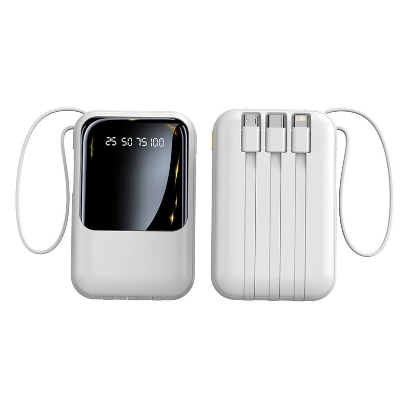 Small Super Fast Charge With Cable Power Bank