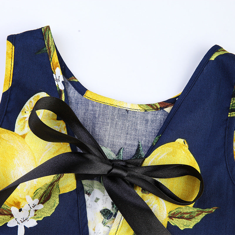 Girls' Sleeveless Princess Dress