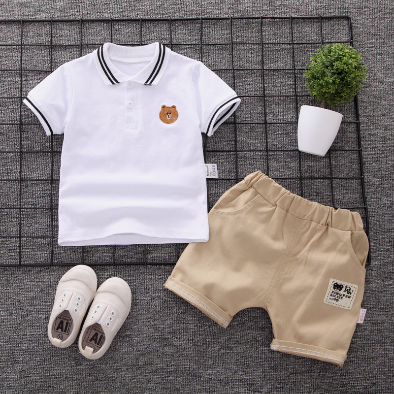 Summer Fashion Baby Boy Clothes Sets T-shirt + Pants 1-4T Toddler Casual Clothing Suits Children Kids Boys Outfits Suit