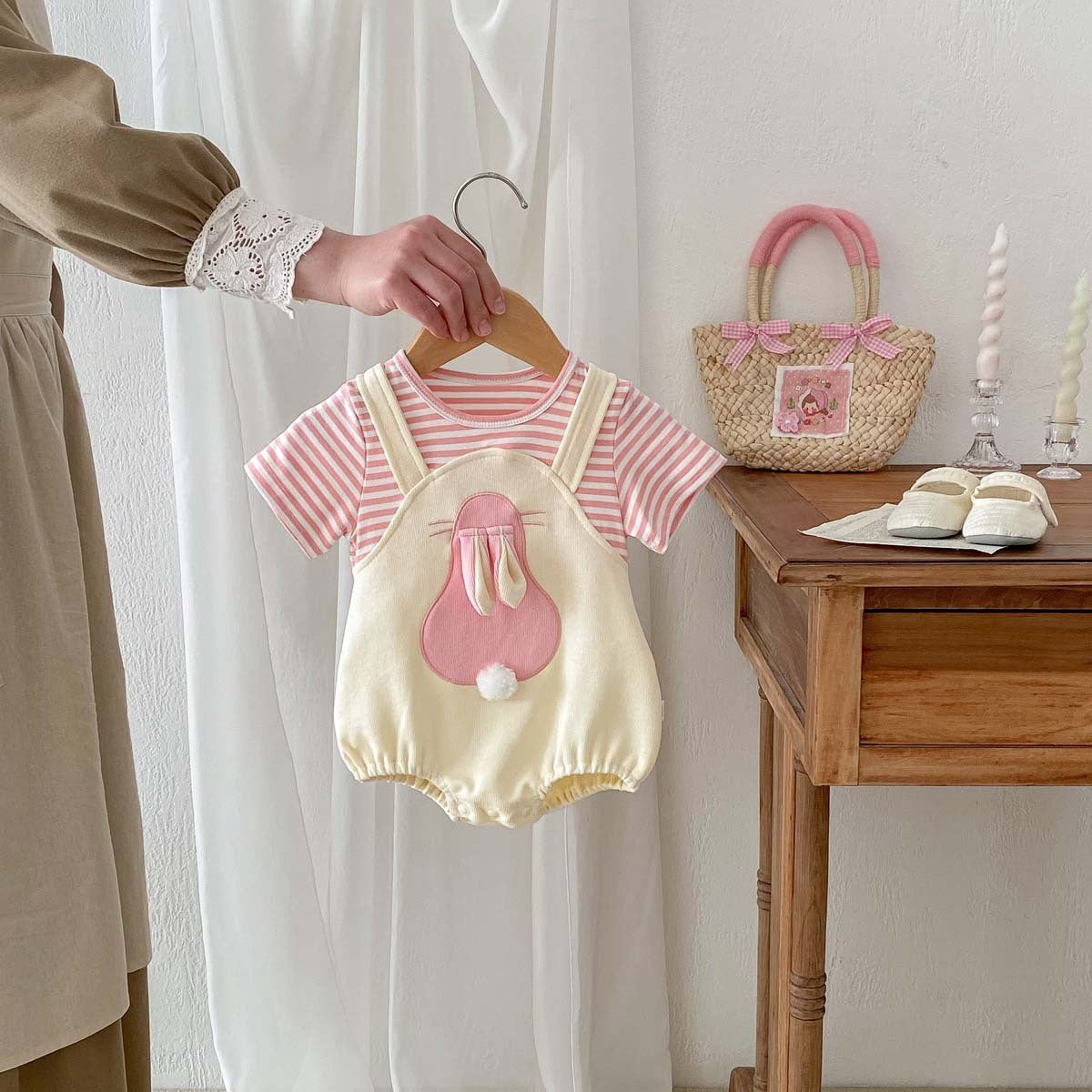 Baby Jumpsuit Fake Two Pieces Onesie