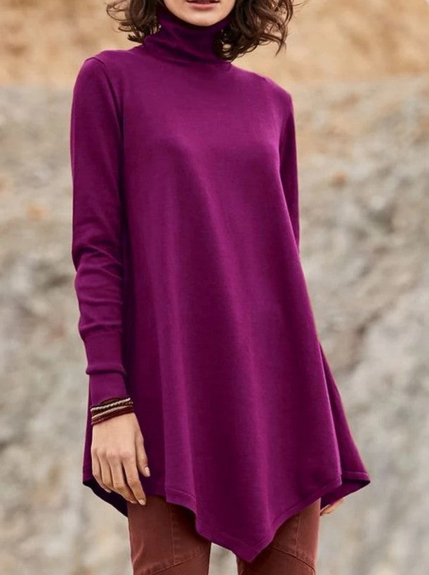 Irregular Hem Of New Plus Size Women's Clothing