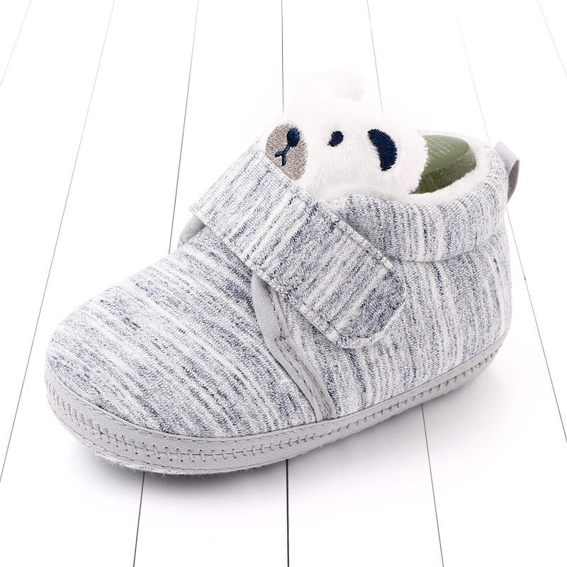 Newborn cotton baby shoes with soft soles