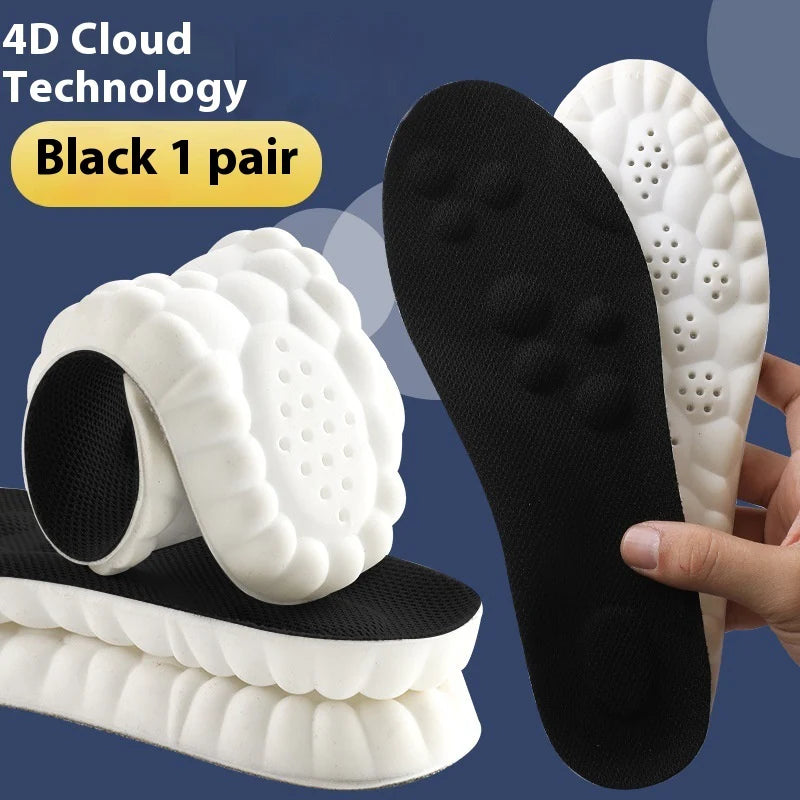 Insole No Tired Foot Arch Massage Sweat Absorbing And Deodorant Antibacterial