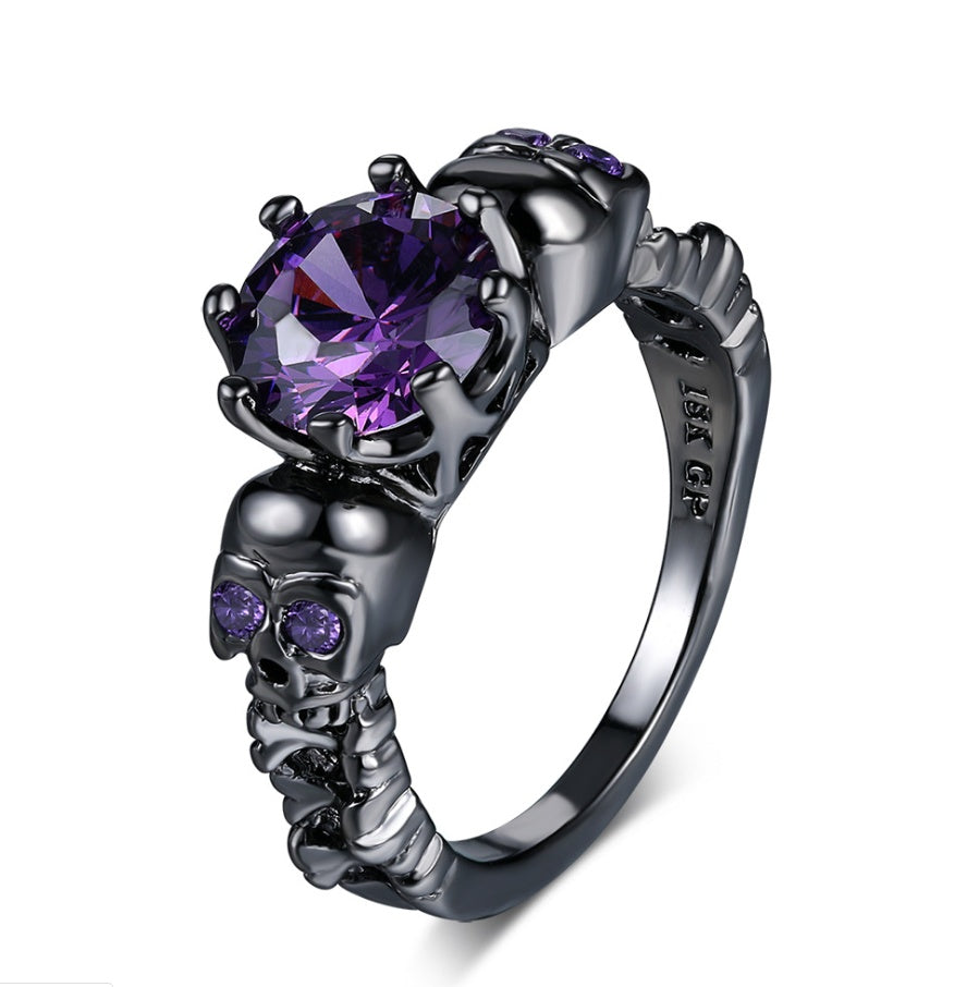 Vintage alloy set topaz jewelry