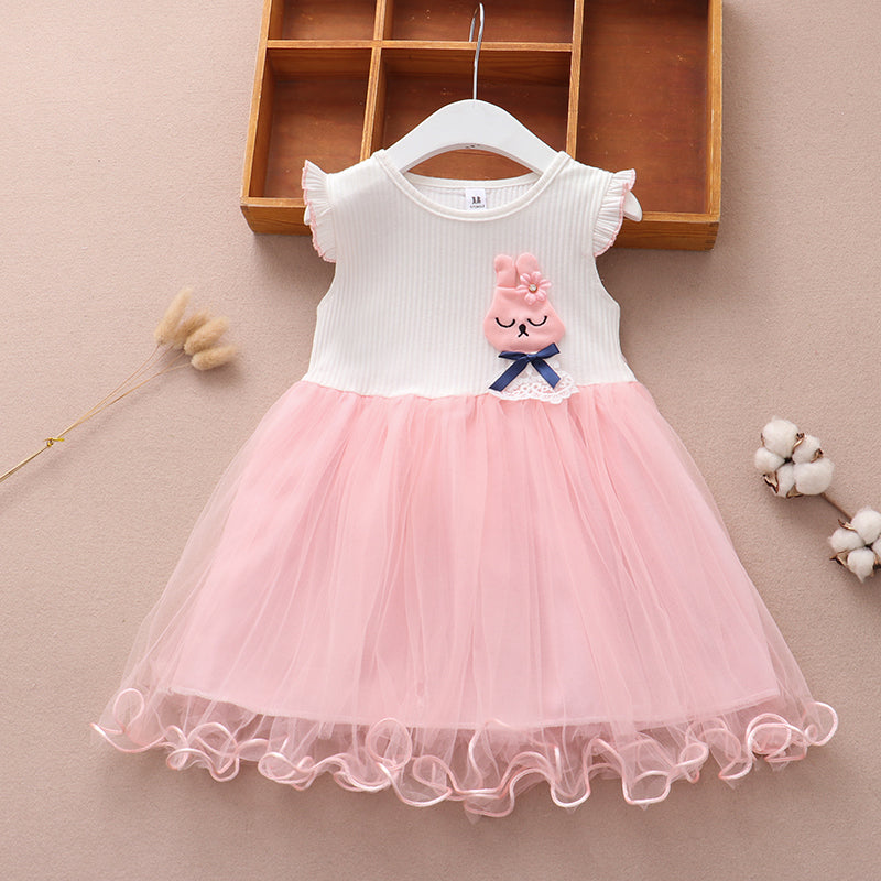 Girls' Summer Vest Princess Dress