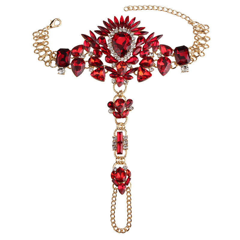 Fashion Crystal Atmosphere Anklet