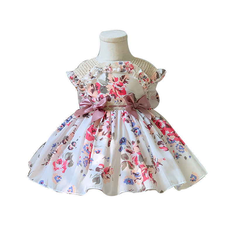 Girls Beautiful Back Princess Dress Lolita Dress