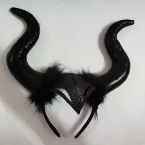 Halloween Accessories Demon Horn Headdress Demon Witch Costume Props