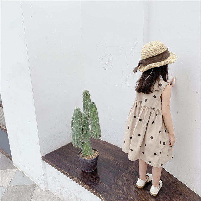 Polka dot princess dress