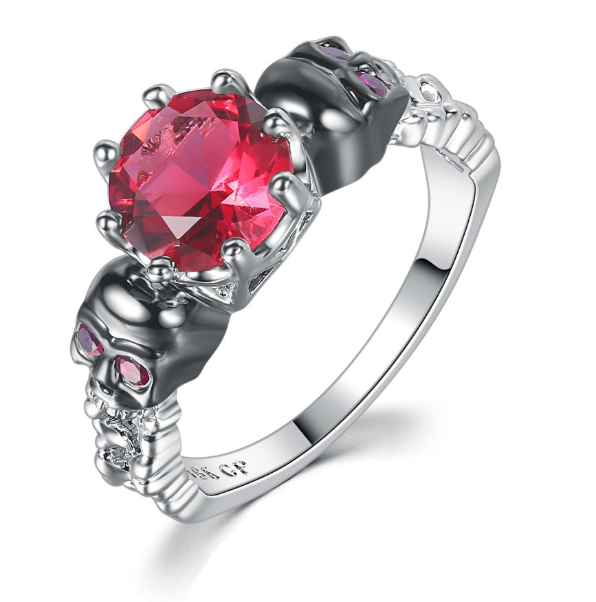 Vintage alloy set topaz jewelry