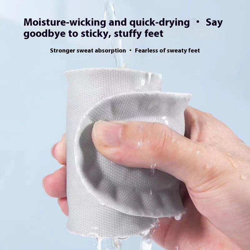 Men's Soft Bottom Sweat-absorbent Breathable High Elastic Shock-absorbing Sports Insole