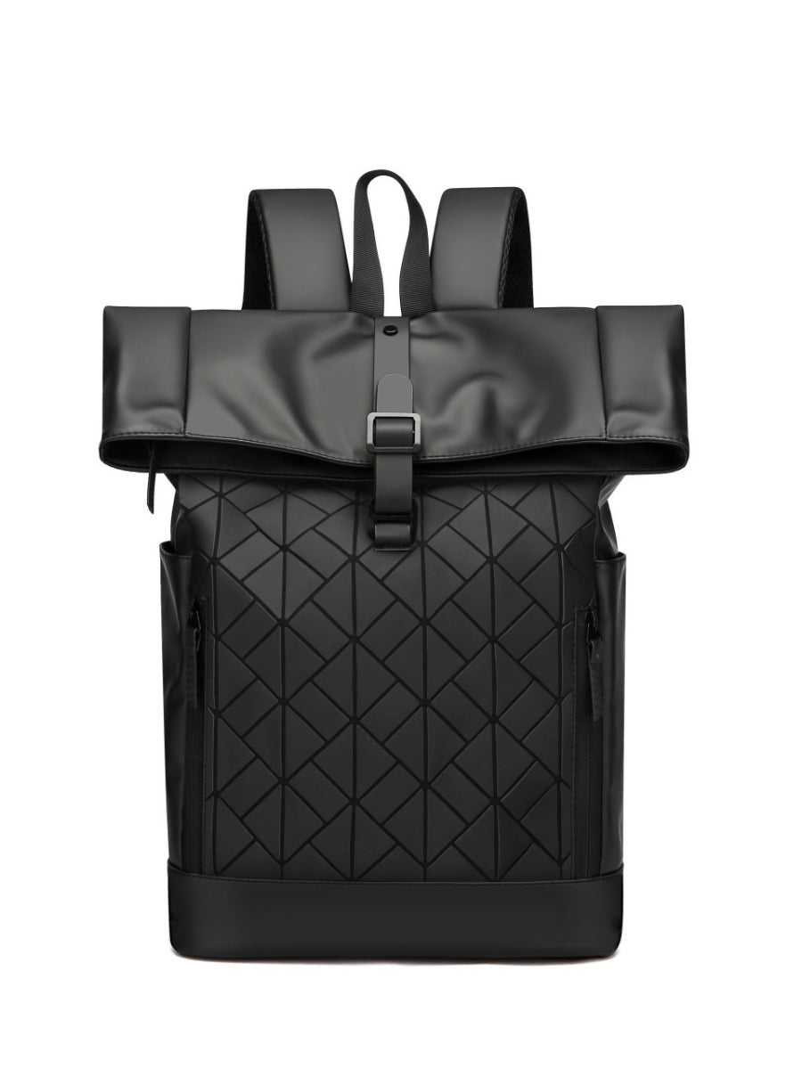 NEW FASHION BRAND GEOMETRIC RHOMBUS BACKPACK