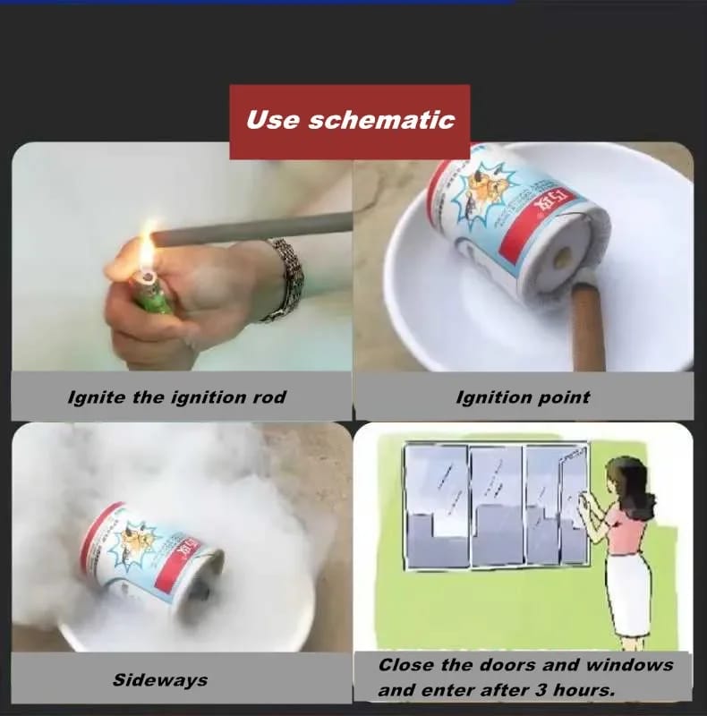 6pcs Insect Control Magical Smog For All Kids Of Insects