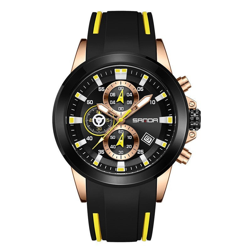 Fashion Calendar Men's Business Quartz Watch