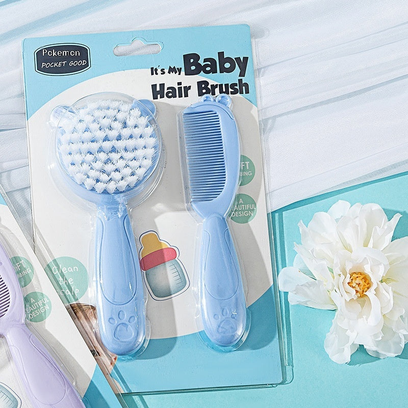 Nylon Soft Hair Newborn Removal Dirt Comb Brush Care Suit