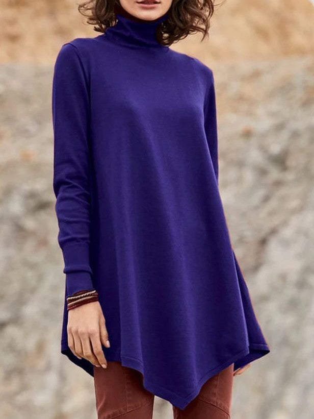 Irregular Hem Of New Plus Size Women's Clothing