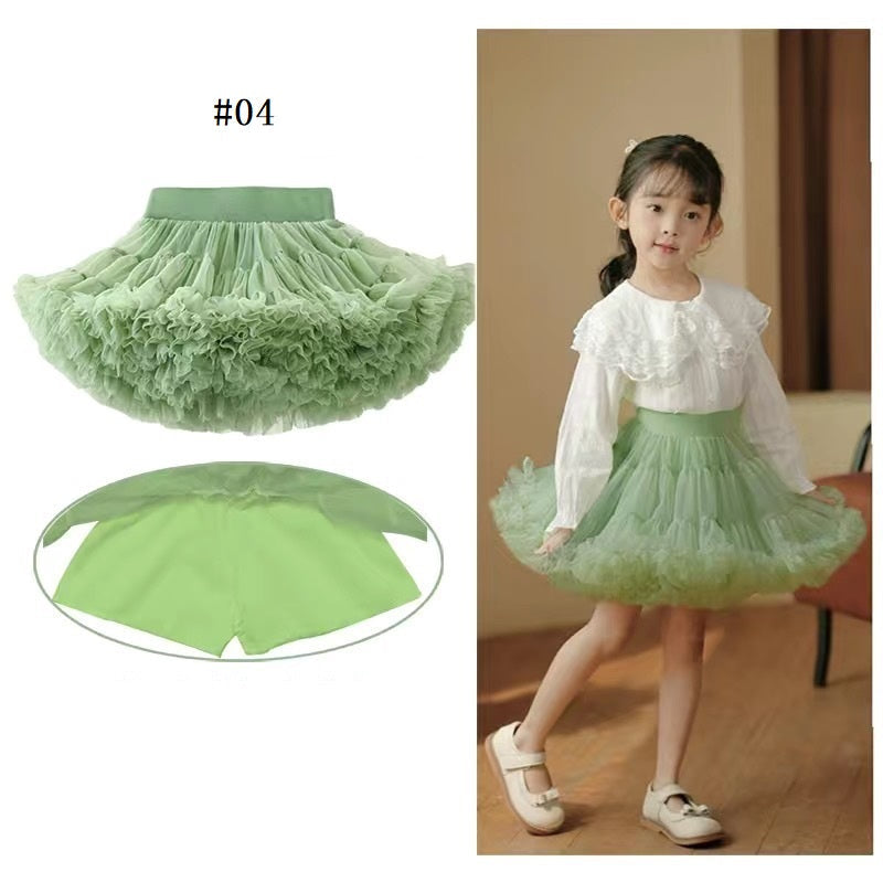 Girls summer hot style skirt children's tutu skirt mesh skirt cake (Pre Order)