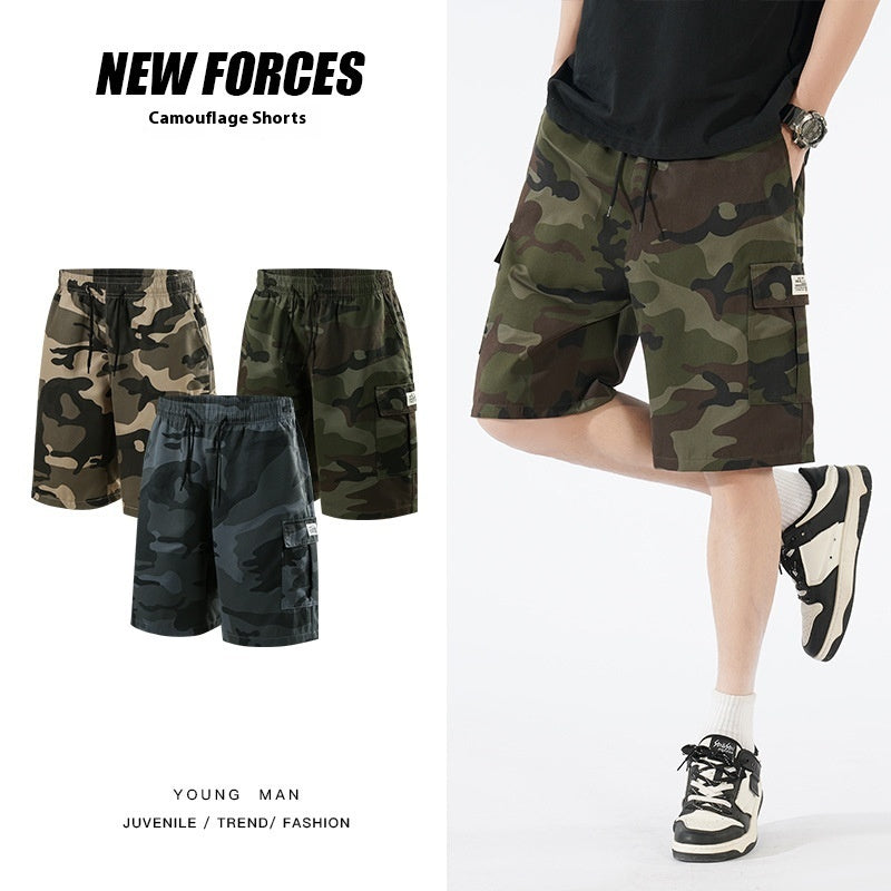 Workwear Camouflage Plus Size Loose Leisure Sports Men's Casual Pants