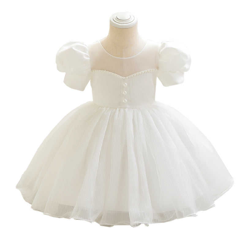 Princess Performance Dress Children Full-year Dress