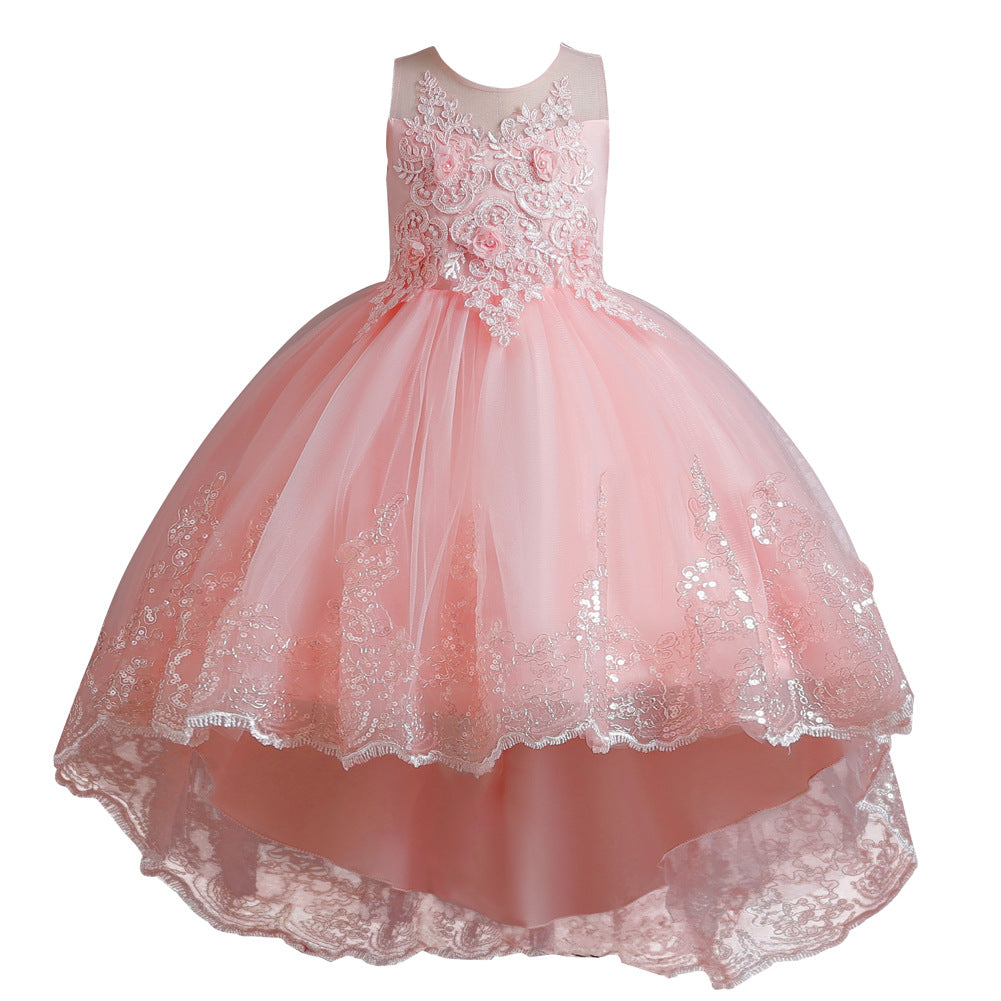 European And American Girls' Princess Dress Trailing Dress