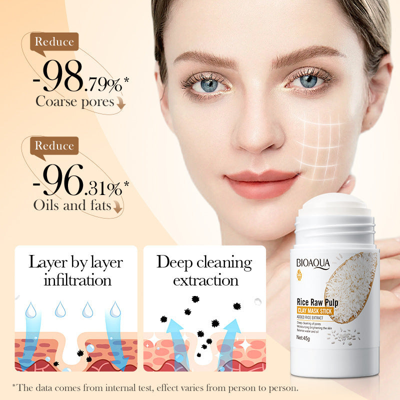 Deep Cleaning Acne Removing Rice Puree Clay Mask Stick
