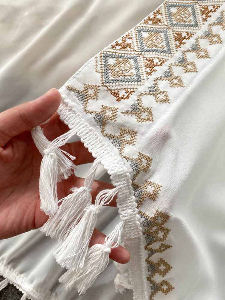 Women's Large Size Loose Ethnic Style Sun Protection Clothing