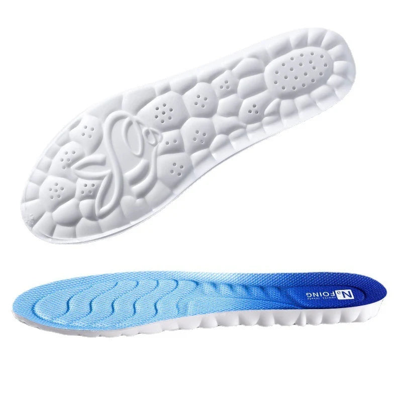 Super Soft Long Standing Arch Support Thickened Shock Absorption Sports Men And Women Running Military Training PU Insole