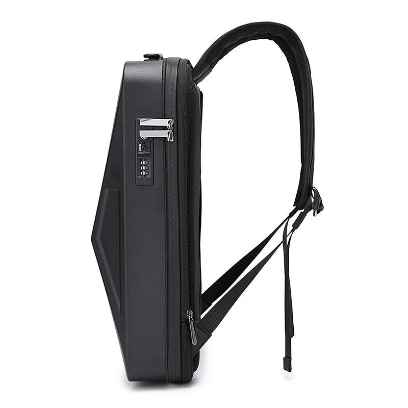 Men's 14-inch Computer Bag With Scalable Hard Shell Business Backpack