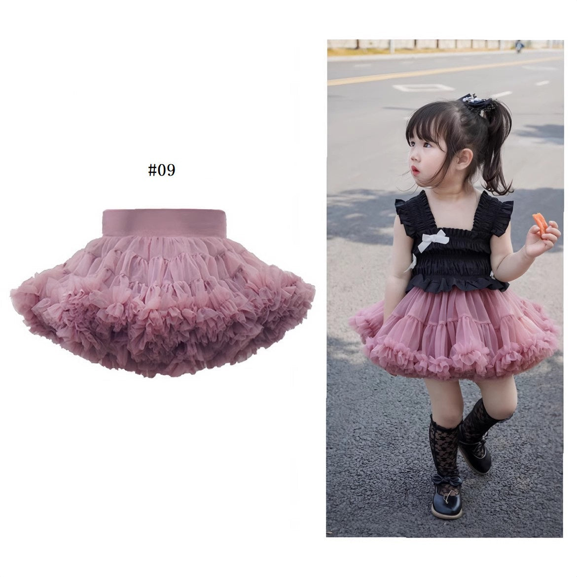 Girls summer hot style skirt children's tutu skirt mesh skirt cake (Pre Order)