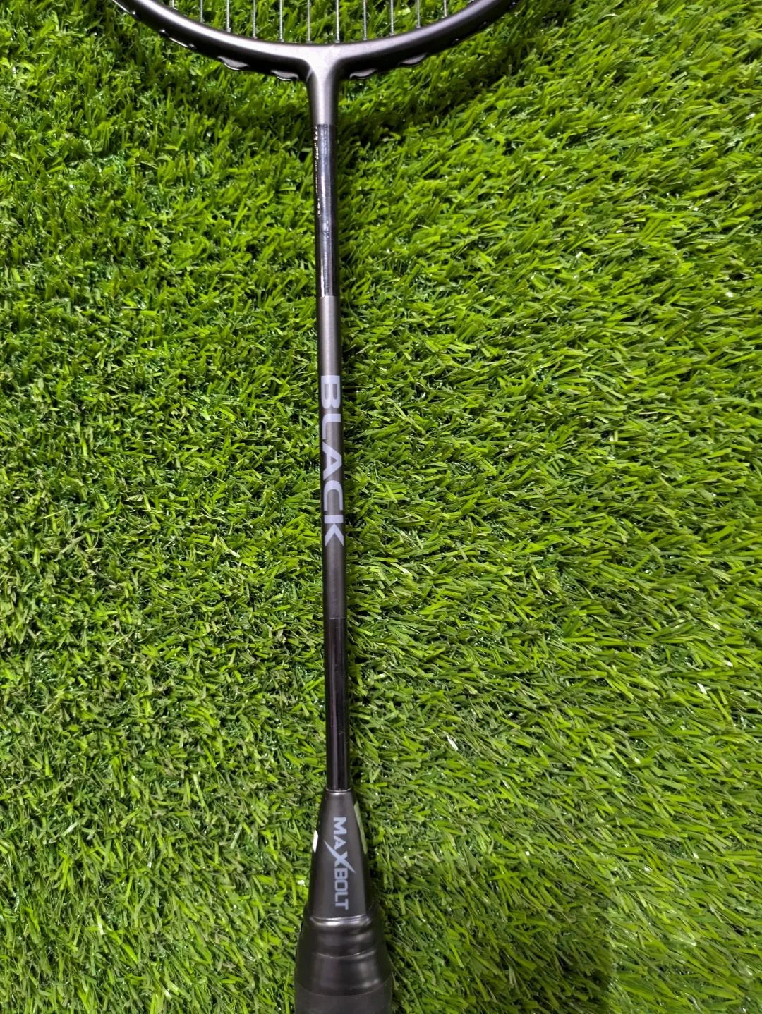 MAXBOLT BLACK With String Badminton Racket Bat (Korea Imported)