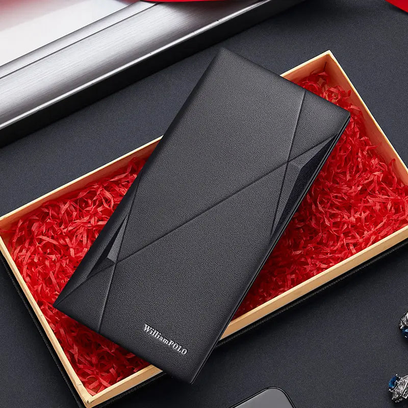 MEN'S LONG WALLET GENUINE LEATHER