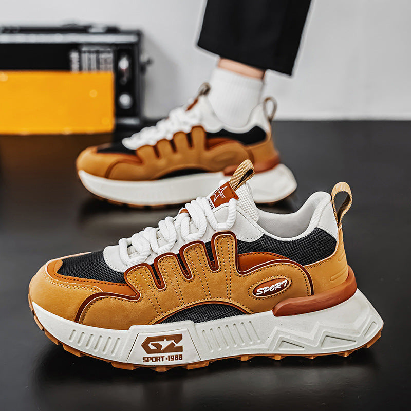 Fashion Personality Mesh Casual Dad Shoes Men