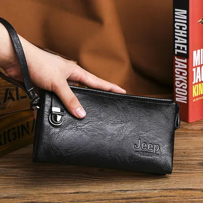 JEEPBULUO MEN'S HAND WALLET