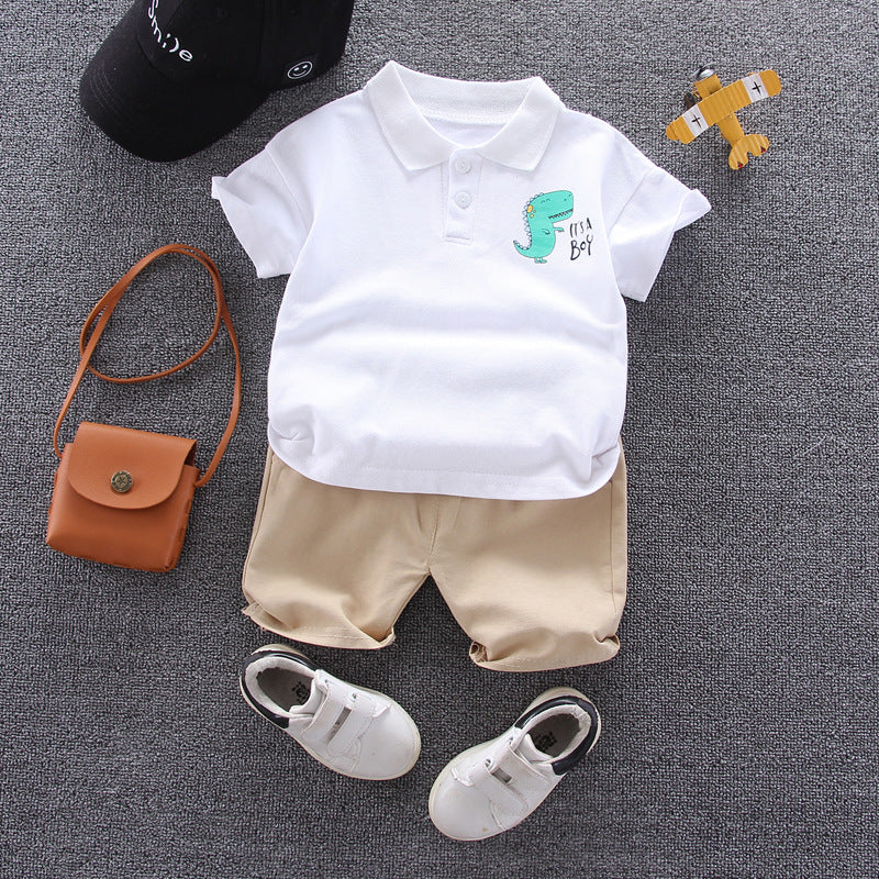 Summer Fashion Baby Boy Clothes Sets T-shirt + Pants 1-4T Toddler Casual Clothing Suits Children Kids Boys Outfits Suit