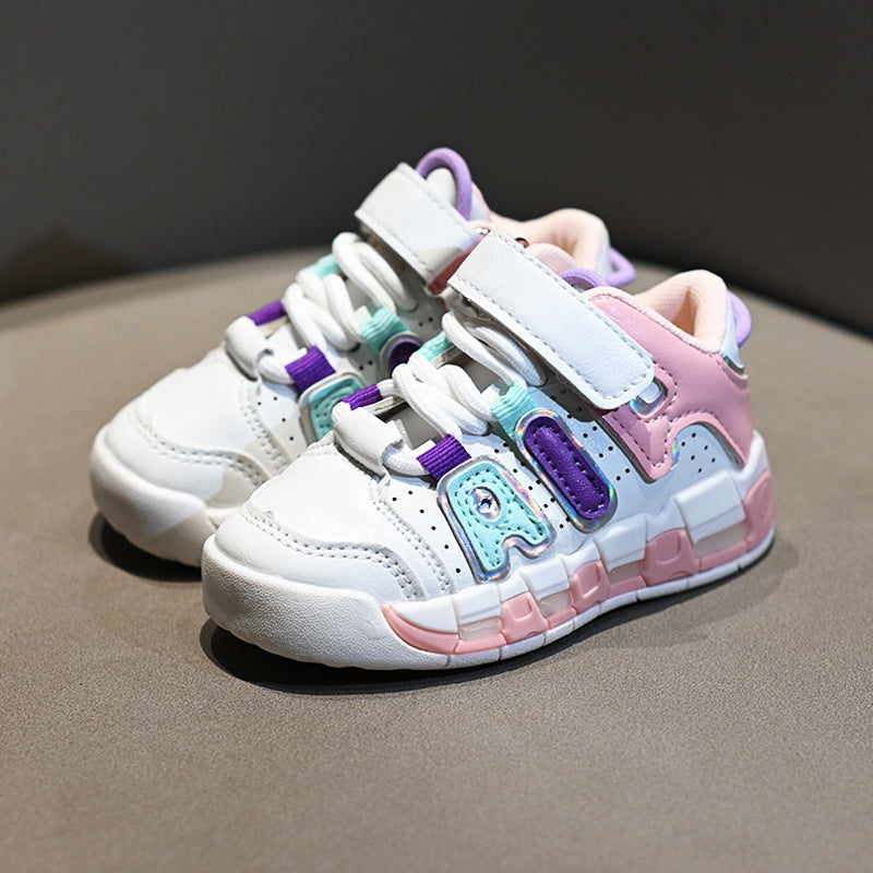 Childrens Sneakers Girls Boys Non-slip Sport Shoes