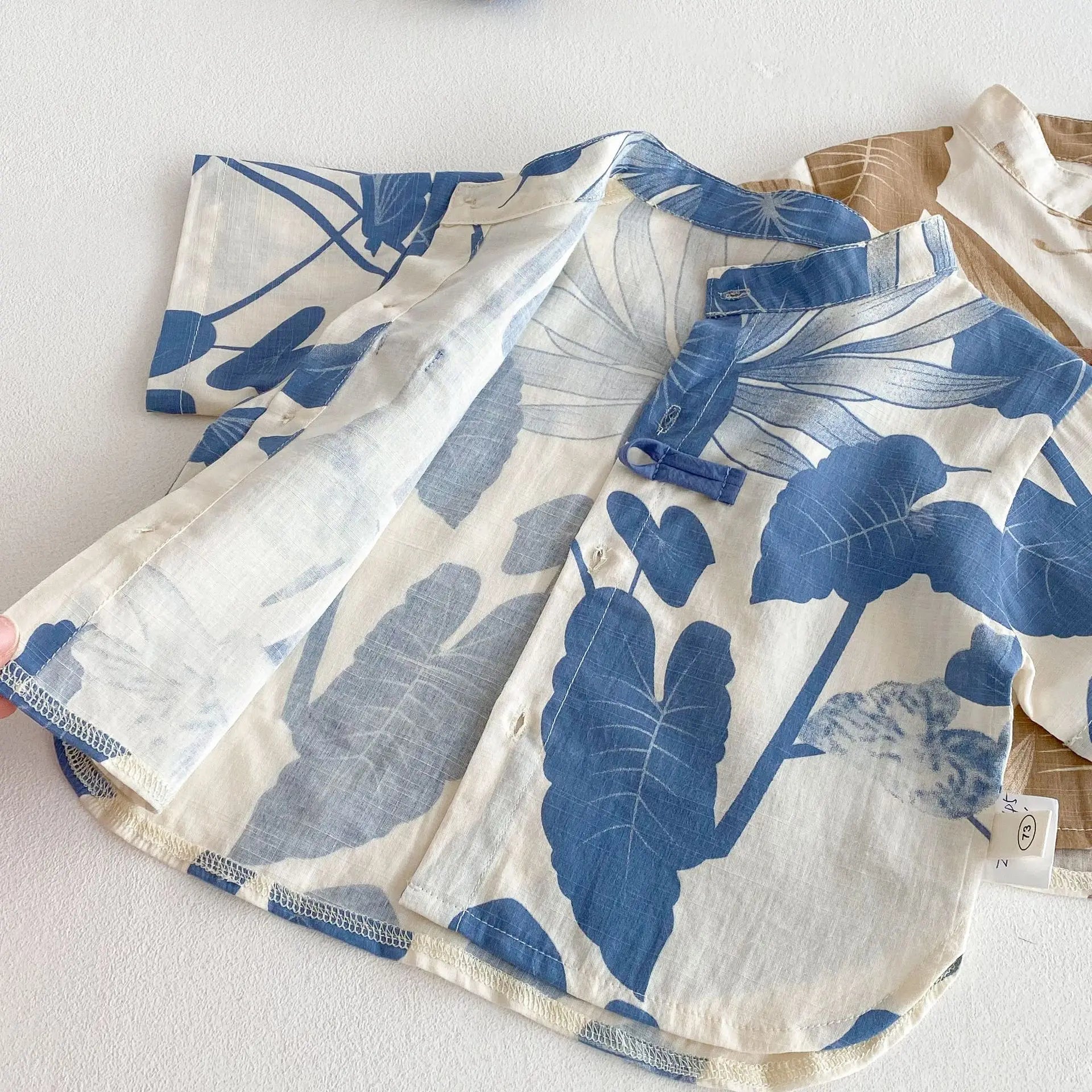 Boys' Fashion Summer Dress 2025 New Summer Children's Western Style Korean Edition Painting Shirt Baby Solid Color Casual Pants