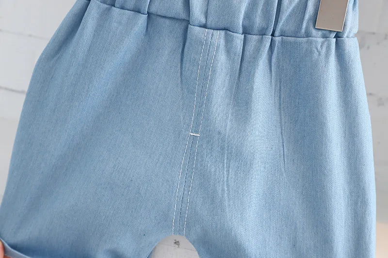 Boys Summer Children Vest Set New Boys Clothes Baby Cartoon Bear Sleeveless T-shirts Shorts 2pcs Casual Sport Sets