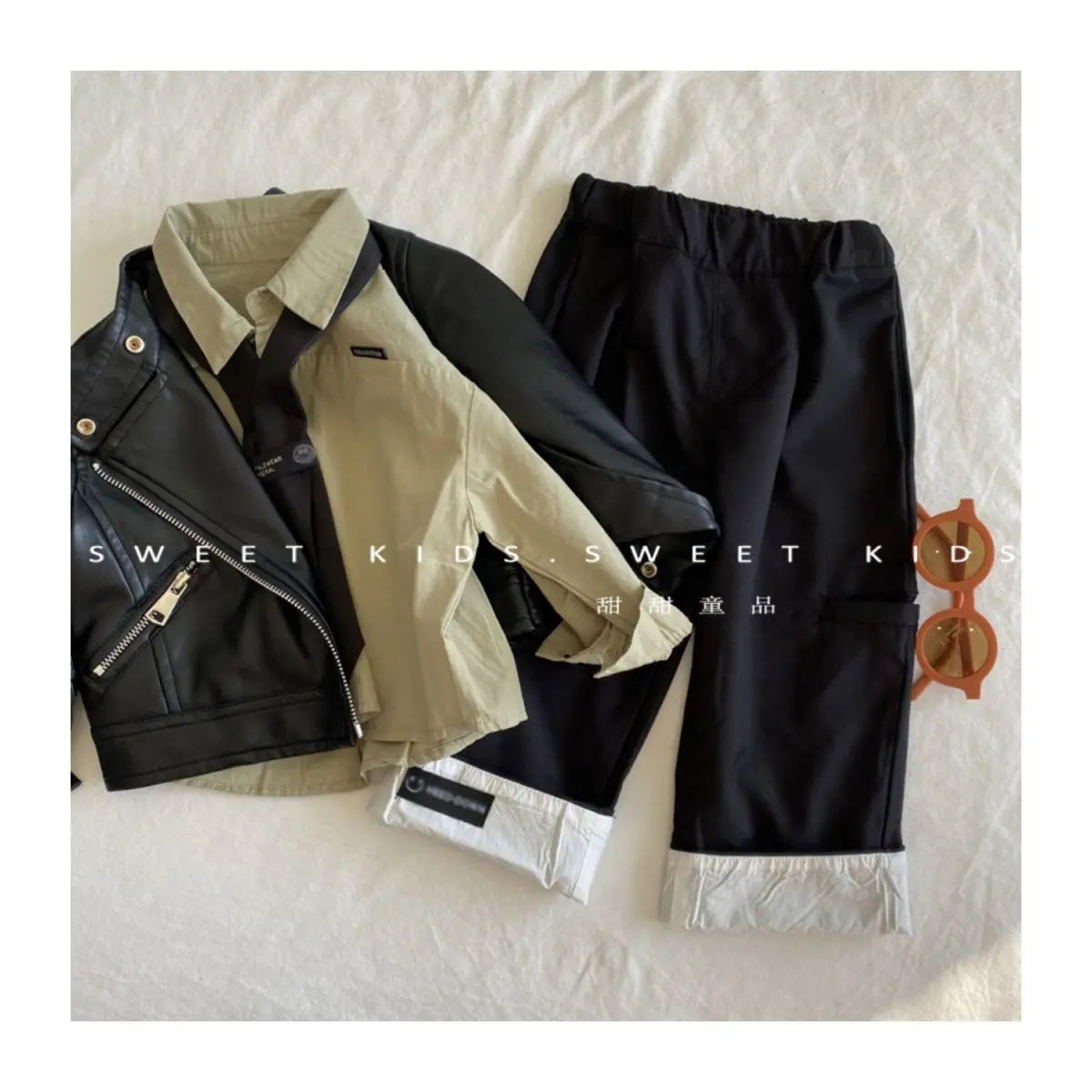 Spring Autumn Boys Leather Jackets For 1-6 Years New Classics Handsome Baby Boy Pu Outerwear Kids Clothing Zipper Fly Coats