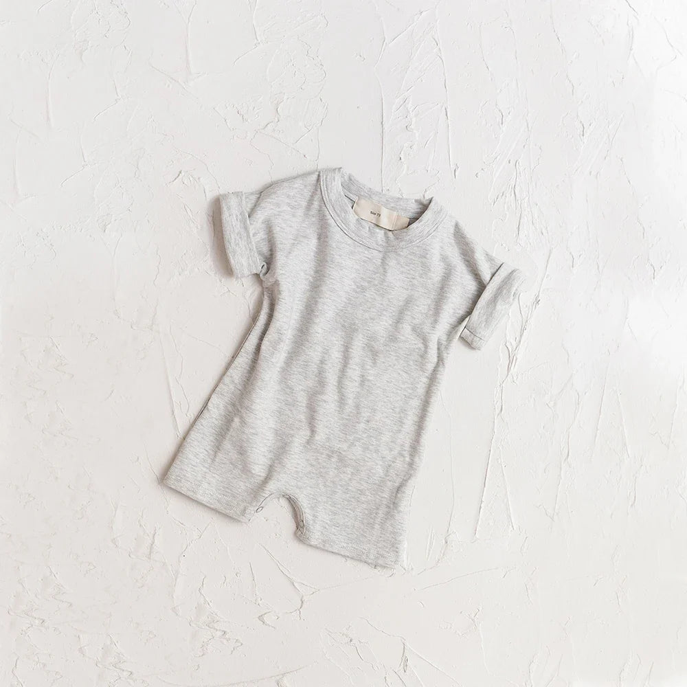 Toddler Baby Boys Clothes Fashion Summer Outfit Sets Short Sleeve Solid Color Tops  Shorts 2PCS Casual Kids Clothes  Suit