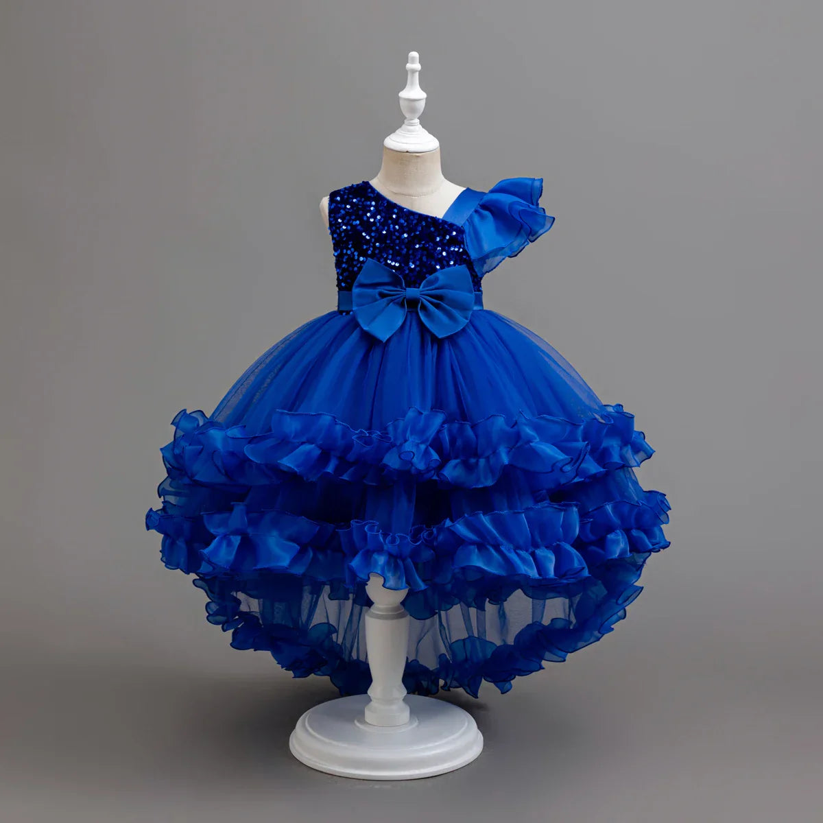 Flower Girl Party Dresses Wedding Birthday Trailing Princess Dress For Kids Graduation Pageant Bridesmaid Kids Costume