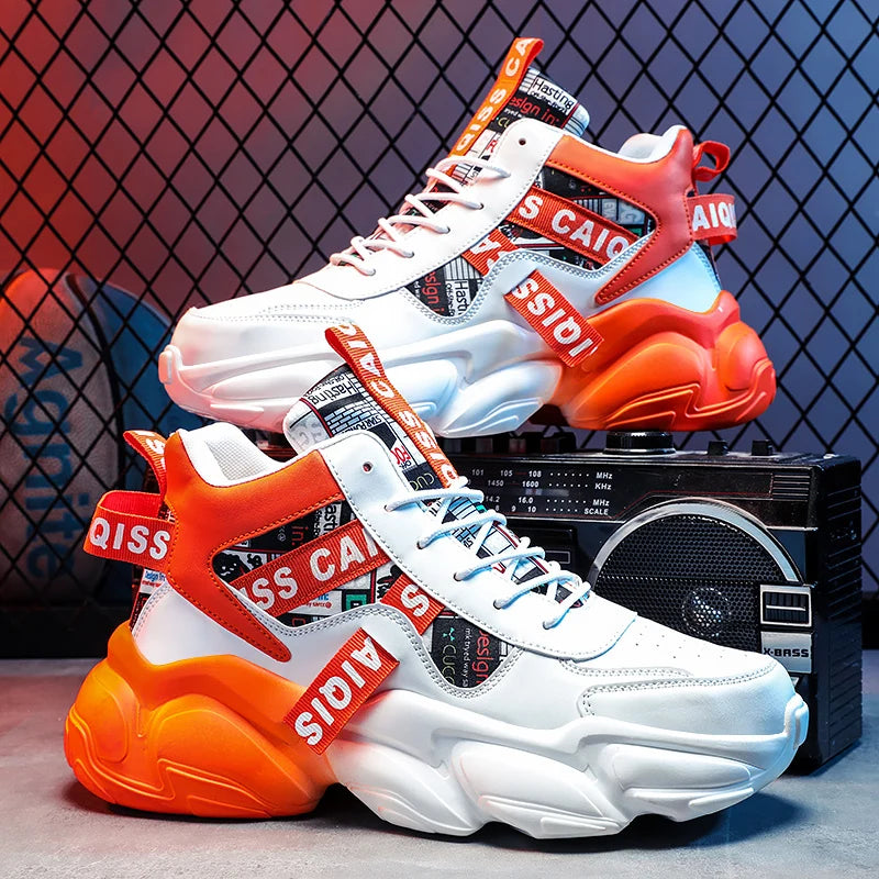 Men's Casual Basketball Shoes Autumn Winter Fleece Lined Low Top Rubber Sole Comfortable Running Sports Sneakers for Teens