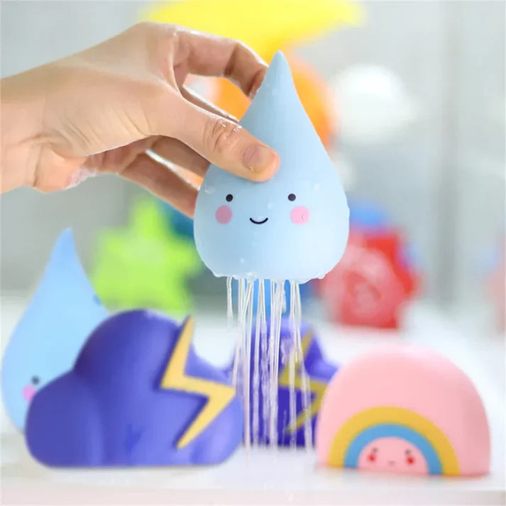 Baby Bath Toys Cute Bathing Swimming Water Games Spraying Clouds Shower Toy For Kids Children Water Playing Toy Bathroom Gifts