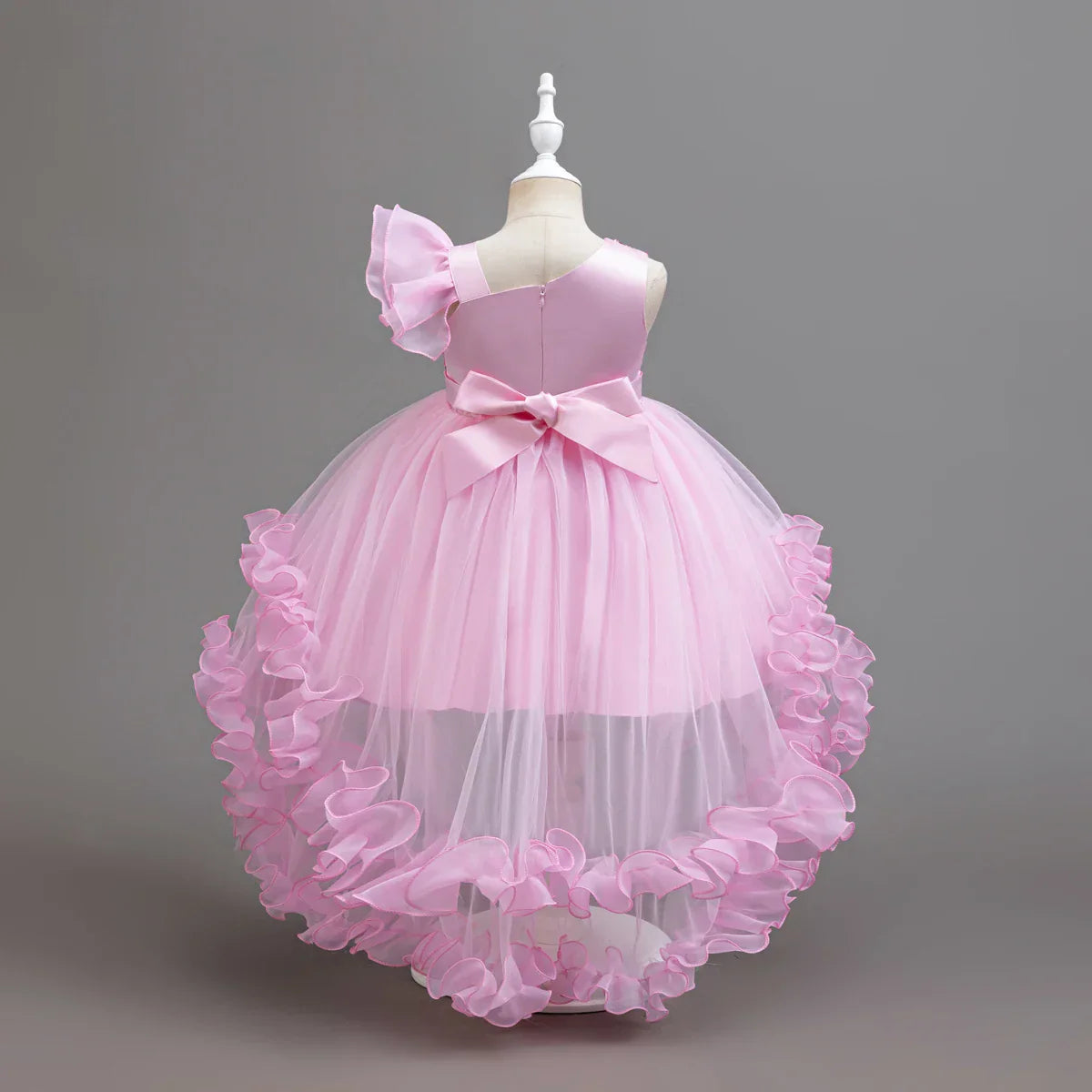 Flower Girl Party Dresses Wedding Birthday Trailing Princess Dress For Kids Graduation Pageant Bridesmaid Kids Costume