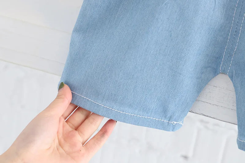 Boys Summer Children Vest Set New Boys Clothes Baby Cartoon Bear Sleeveless T-shirts Shorts 2pcs Casual Sport Sets