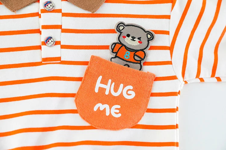 New Spring Autumn Baby Girl Clothes Boys Clothing Children Striped T-Shirt Pants 2Pcs/Set Toddler Casual Costume Kids Tracksuits