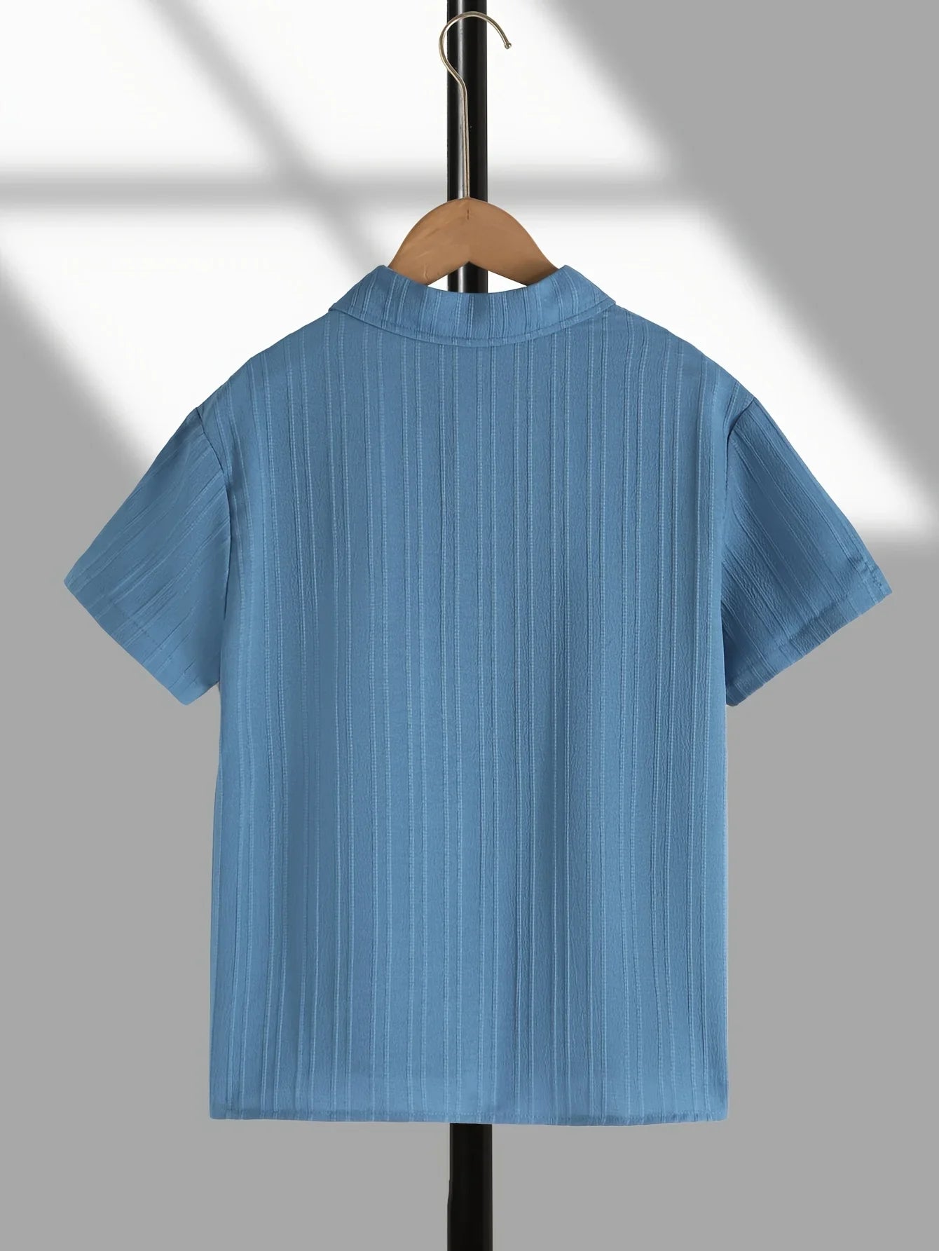 Boys' Shirts, Short-Sleeved Summer Thin Fashionable Medium and Large Children's Tops, Children's Summer Clothes