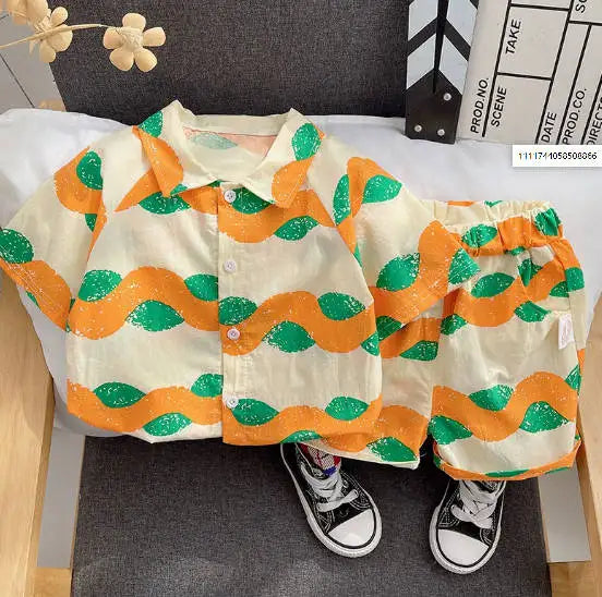 Summer Fashion Baby Boy Clothes Sets T-shirt + Pants 1-4T Toddler Casual Clothing Suits Children Kids Boys Outfits Suit