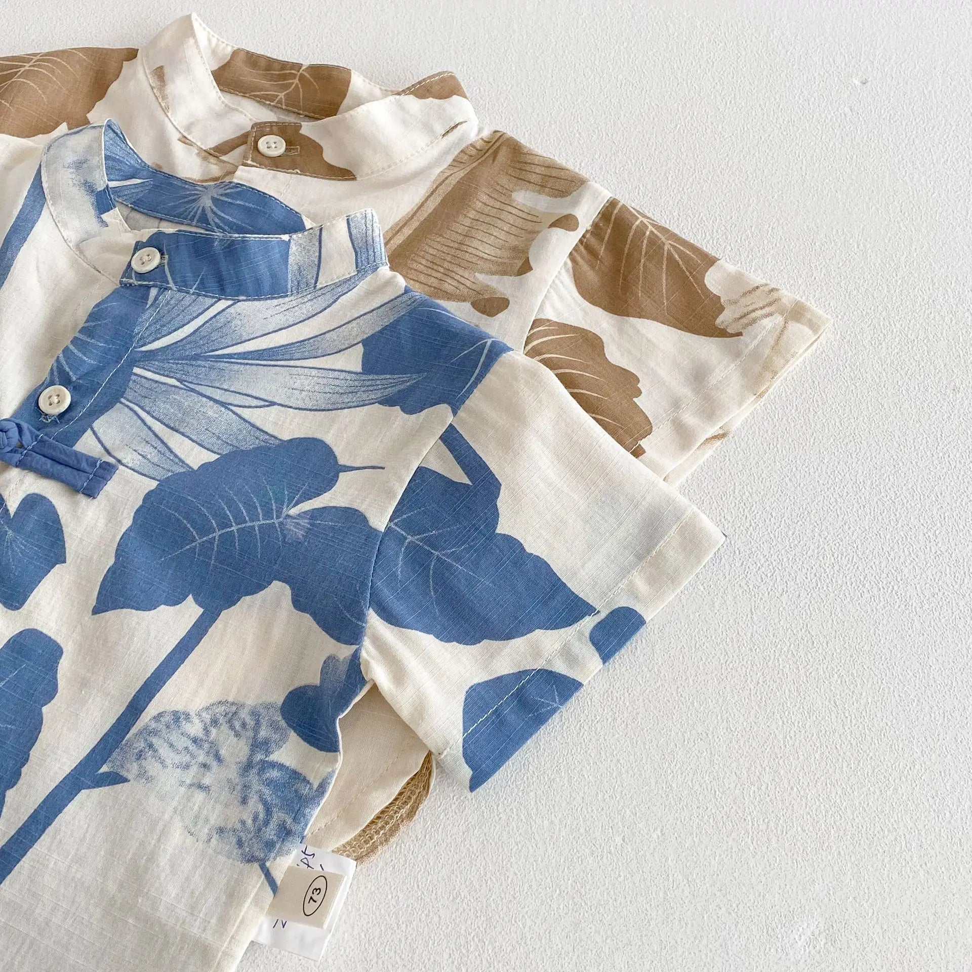 Boys' Fashion Summer Dress 2025 New Summer Children's Western Style Korean Edition Painting Shirt Baby Solid Color Casual Pants