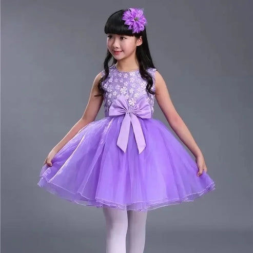 Flower Girl Dress For Wedding Baby Girl 2-8 Years Birthday Outfits Children's Girls First Communion Dresses Girl Kids Party Wear