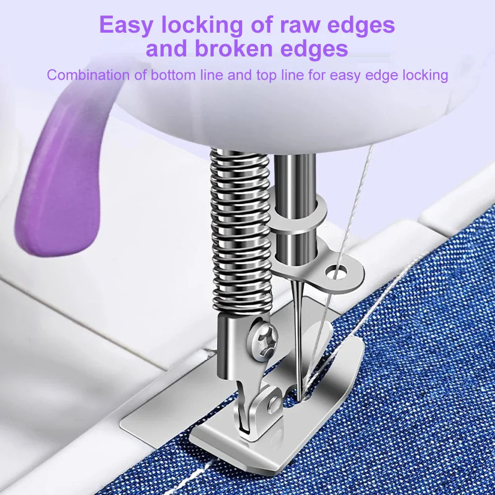 Household 202Mini Sewing Machines Handheld Sewing Machine Light and Speed Control for Beginner DIY Home Sewing Accessories